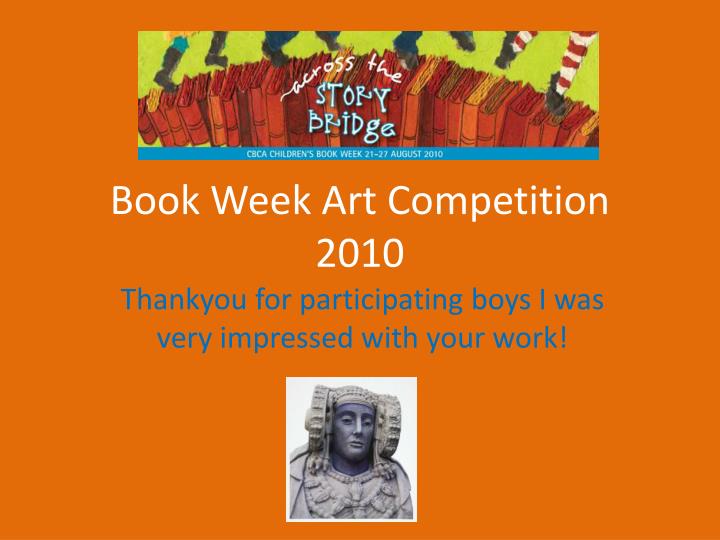 book week art competition 2010