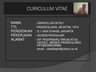 curiculum vitae