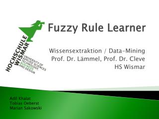 Fuzzy Rule Learner