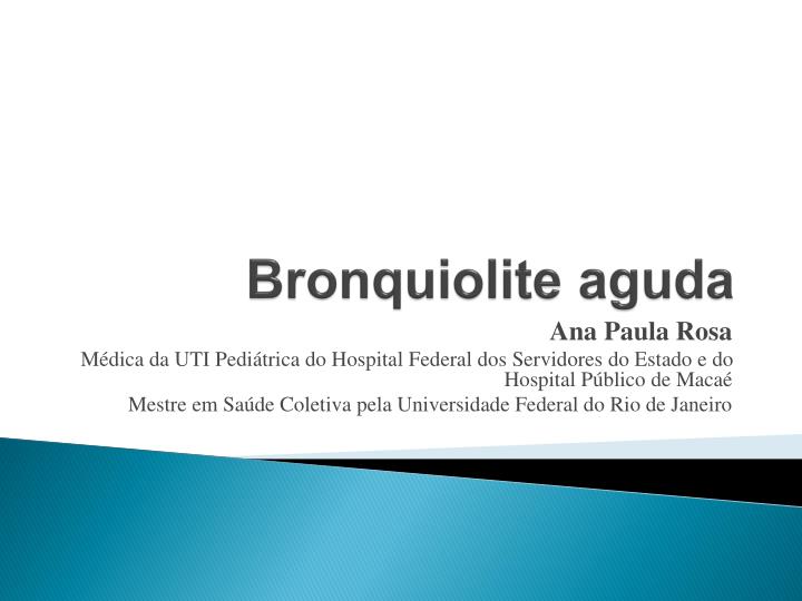 bronquiolite aguda