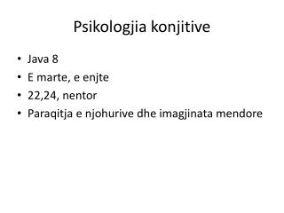 psikologjia konjitive