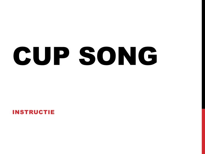 cup song