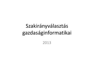 szakir nyv laszt s gazdas ginformatikai