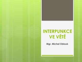 interpunkce ve v t