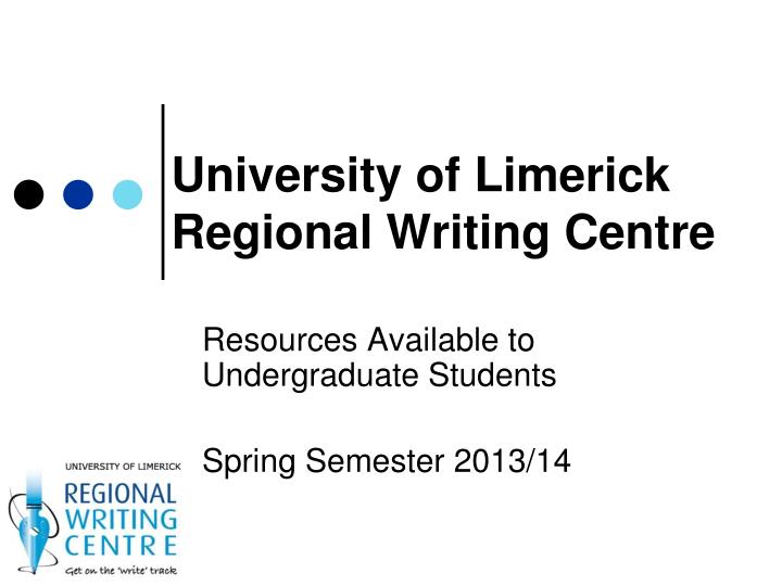 university of limerick regional writing centre