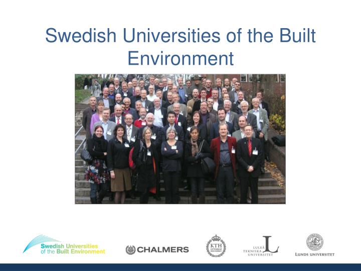 swedish universities of the built environment