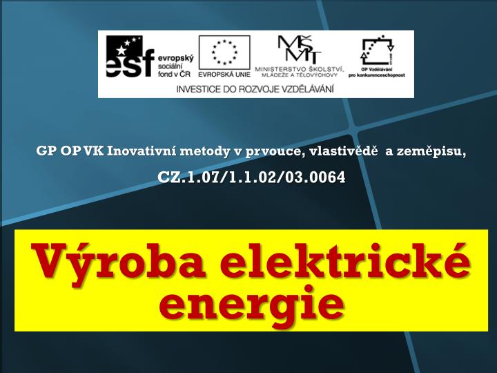 v roba elektrick energie