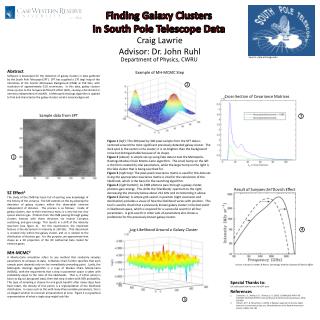 Finding Galaxy Clusters In South Pole Telescope Data