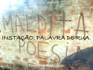 insta o palavra de rua