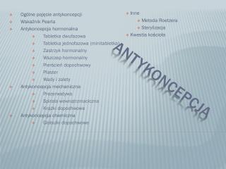 antykoncepcja