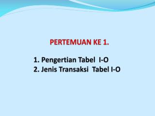pertemuan ke 1