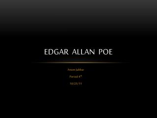 Edgar Allan Poe