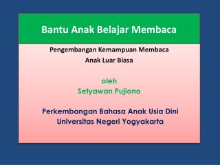 bantu anak belajar m embaca