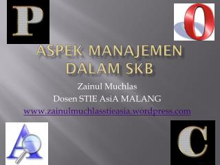 aspek manajemen dalam skb