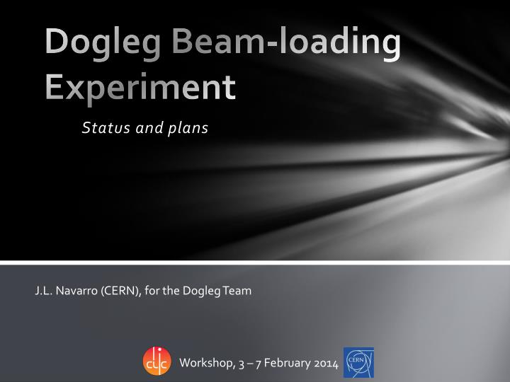 dogleg beam loading experiment