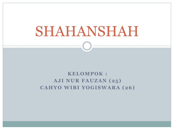 shahanshah