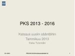 PKS 2013 - 2016 - slide 1