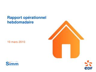 rapport op rationnel hebdomadaire