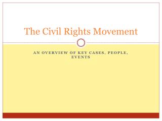 the civil rights movement
