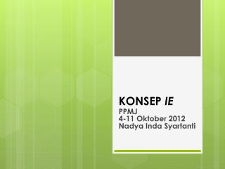 konsep ie