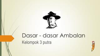 dasar dasar ambalan