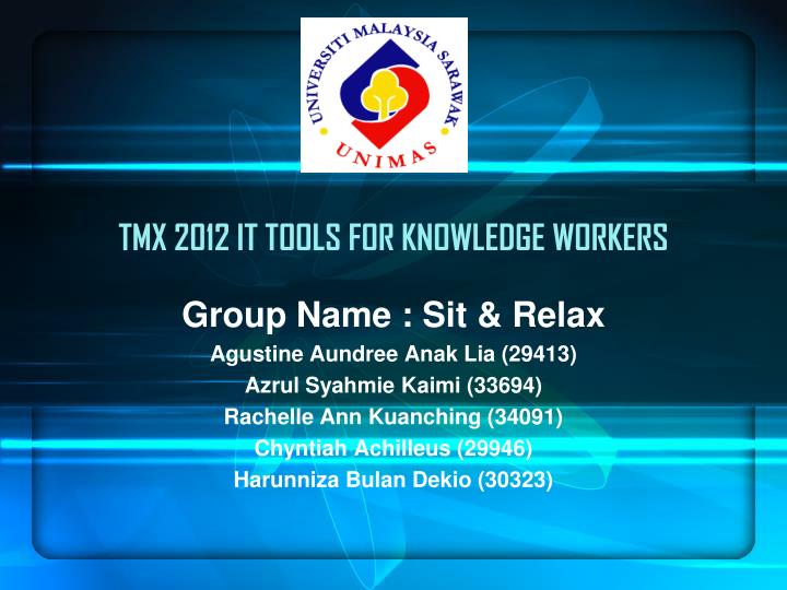 tmx 2012 it tools for knowledge workers