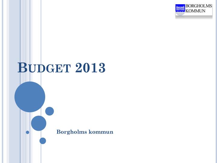 budget 2013