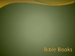 Bible Books - slide 1
