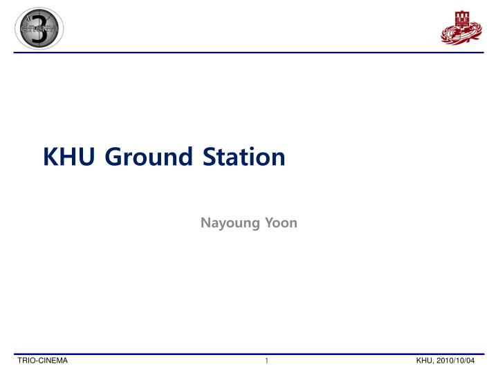 khu ground station