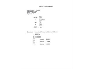 EXCEL EXAMPLE Loan $142,500, 6% interest, 30 year, $854 payment A B C D E