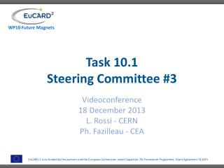 Task 10.1 Steering Committee #3