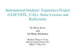 Enhancing International Students' Experiences: Lessons from the CLIP Project - slide 1