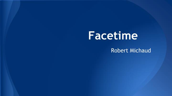 facetime