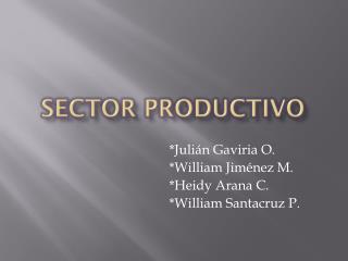 sector productivo