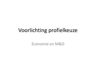 voorlichting profielkeuze