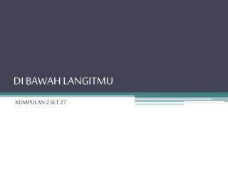 di bawah langitmu