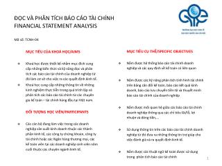 c v ph n t ch b o c o t i ch nh financial statement analysis