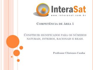 compet ncia de rea 1 construir significados para os n meros naturais inteiros racionais e reais