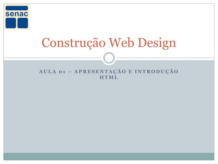 constru o web design