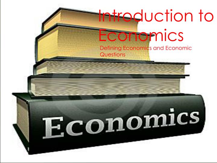 introduction to economics