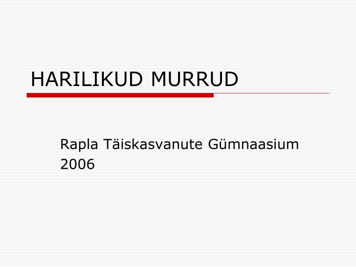 harilikud murrud