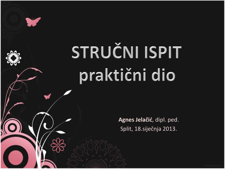 stru ni ispit prakti ni dio