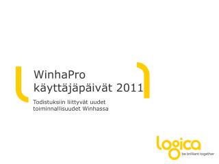 winhapro k ytt j p iv t 2011