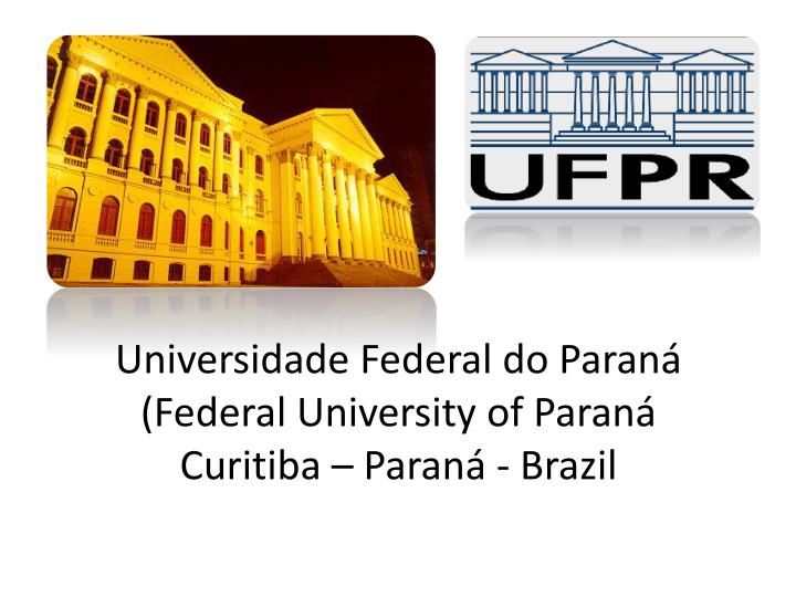 universidade federal do paran federal university of paran curitiba paran brazil
