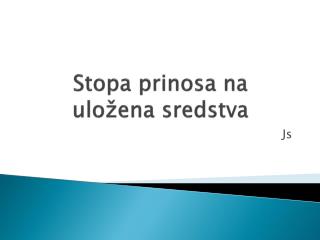 s topa prinosa na ulo ena sredstva