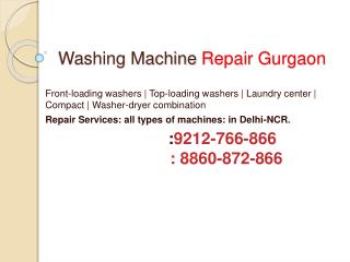 washing machine repair gurgaon-9212766866