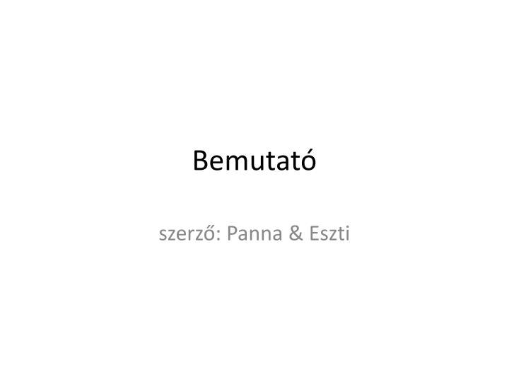 bemutat