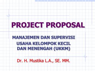 project proposal