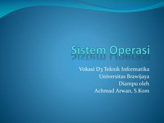 sistem operasi