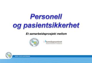 personell og pasientsikkerhet